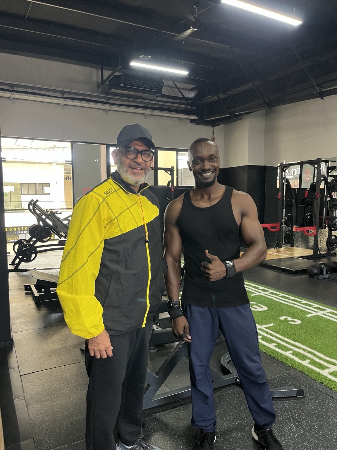 Hakeemfit gym training session